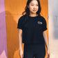 unisex black hemp t-shirt